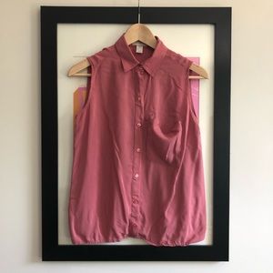 super soft breezy button down loft tank